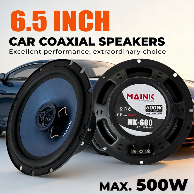 2 шт. 6,5-дюймовые коаксиальные сабвуферы HiFi 500 Вт для автомобиля, автомобильная аудиосистема, стерео, 12 В, полнодиапазонные 2-полосные автомобильные динамики-вуферы
2 шт. 6,5-дюймовые коаксиальные сабвуферы HiFi 500 Вт для автомобиля, автомобильная аудиосистема, стерео, 12 В, полнодиапазонные 2-полосные автомобильные динамики-вуферы