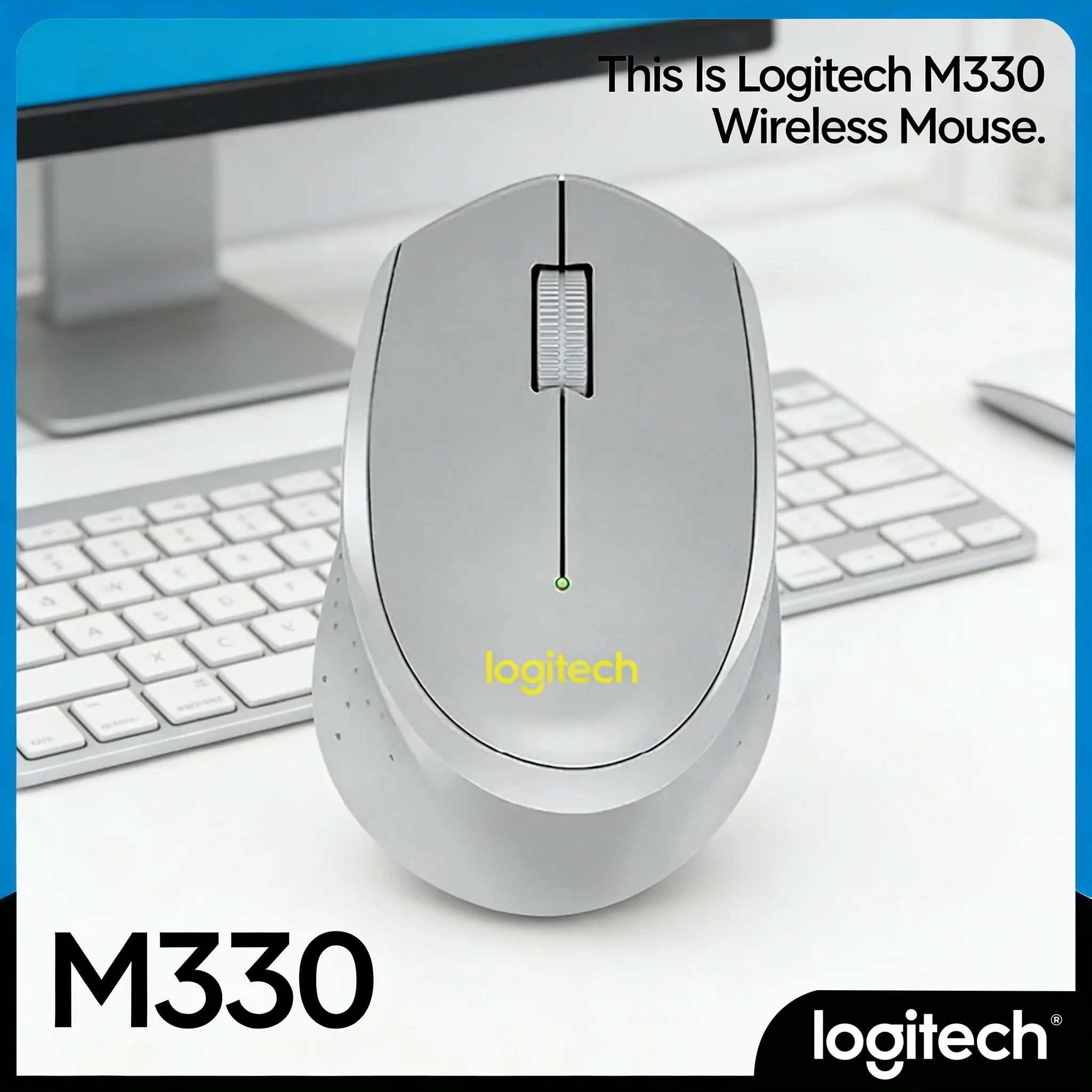 Беспроводная мышь M330 с мини-приемником 2.4G, стабильный сигнал, длительный срок службы
Беспроводная мышь M330 с мини-приемником 2.4G, стабильный сигнал, длительный срок службы