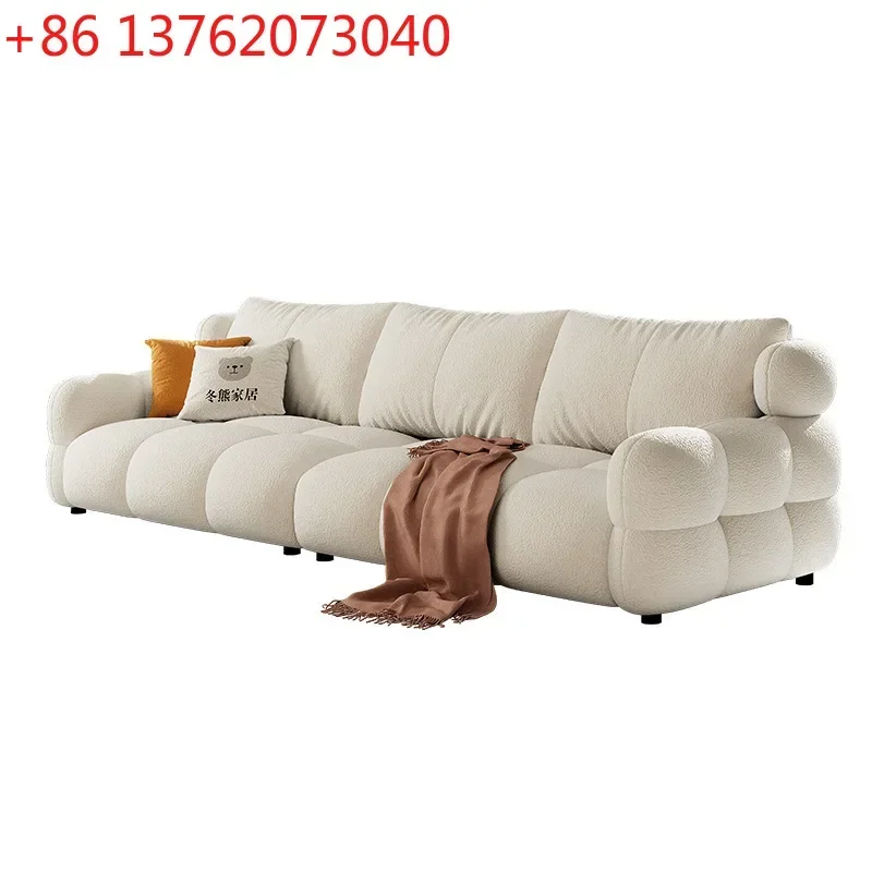 Living room small apartment cream wind snow Neil simple cloud fabric sofa
Living room small apartment cream wind snow Neil simple cloud fabric sofa