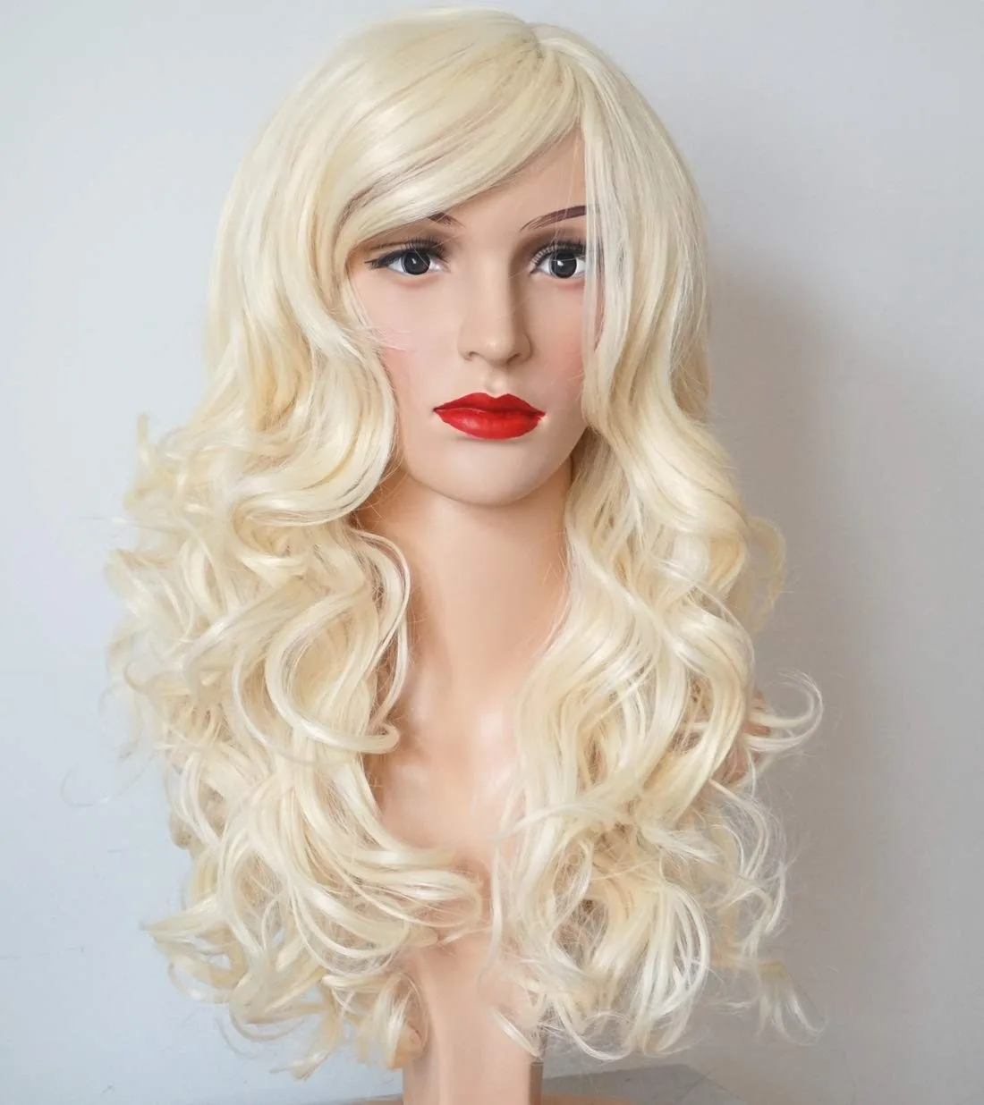 Costume Wig Blonde, Blonde Hair Wigs Wavy Curly 24inches Synthetic Heat resis...
Costume Wig Blonde, Blonde Hair Wigs Wavy Curly 24inches Synthetic Heat resis...