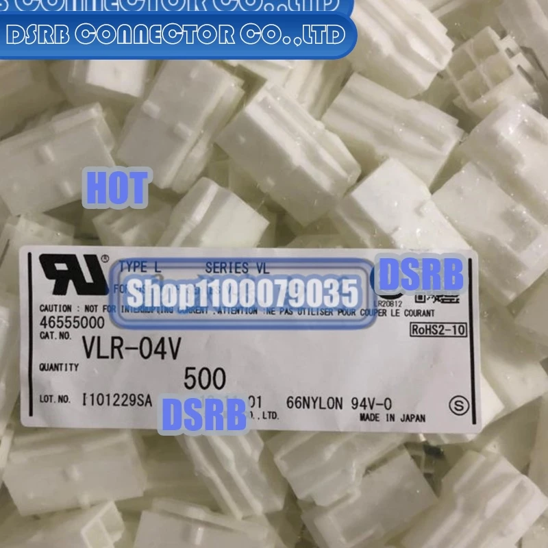 50pcs/lot VLR-04V Plastic shell 4P 6.2MM legs width 100% New and Original connector
50pcs/lot VLR-04V Plastic shell 4P 6.2MM legs width 100% New and Original connector