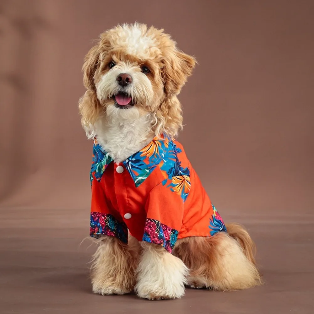 Summer Thin Pet Short T-Shirt Breathable Sun Protection Cool Puppy Shirt Skirt Comfortable Dog Pullover Hawaiian Beach
Summer Thin Pet Short T-Shirt Breathable Sun Protection Cool Puppy Shirt Skirt Comfortable Dog Pullover Hawaiian Beach