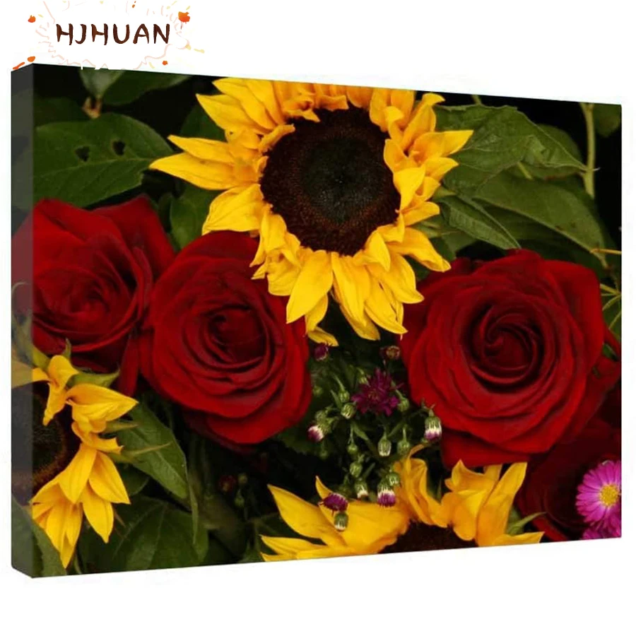 5D roses and sunflowers Diamond Painting Cross Stitch Mosaic Diamond Embroidery Full Square Picture Of Rhinestone Home Decor
5D roses and sunflowers Diamond Painting Cross Stitch Mosaic Diamond Embroidery Full Square Picture Of Rhinestone Home Decor