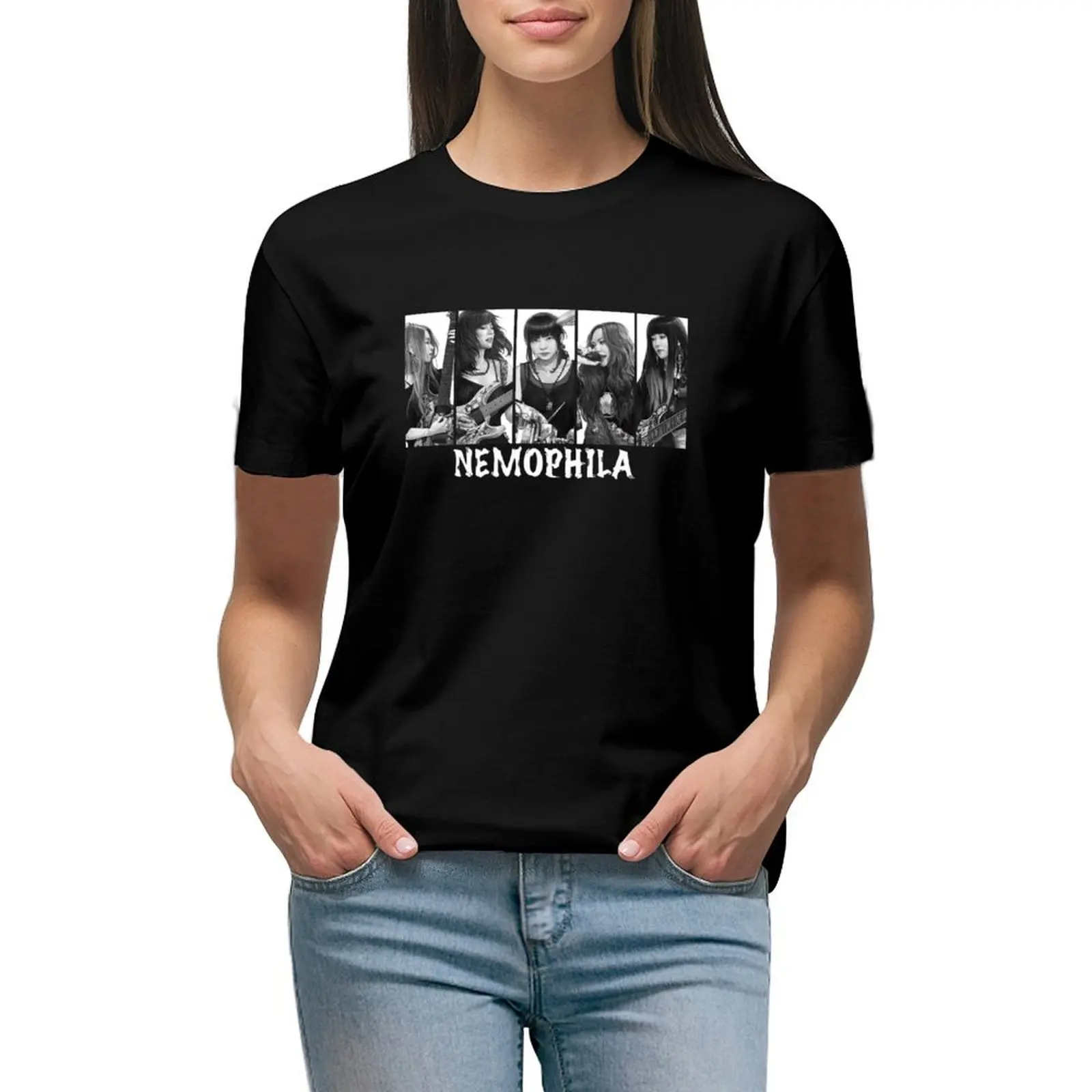 Five Beauty Nemophila T-shirt summer top summer tops shirts graphic tees plain t shirts for Women
Five Beauty Nemophila T-shirt summer top summer tops shirts graphic tees plain t shirts for Women