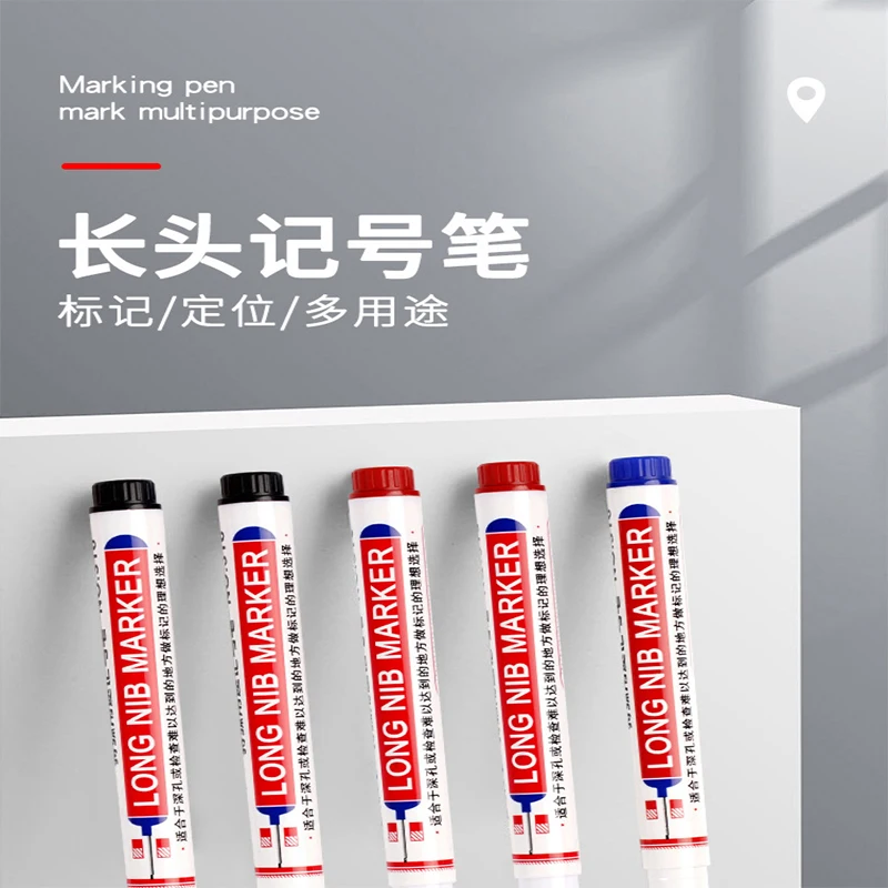 Deep Hole Long Nib Head Markers For Metal Perforating Pen Waterproof Bathroom Woodworking Decoration Multi-Purpose
Deep Hole Long Nib Head Markers For Metal Perforating Pen Waterproof Bathroom Woodworking Decoration Multi-Purpose