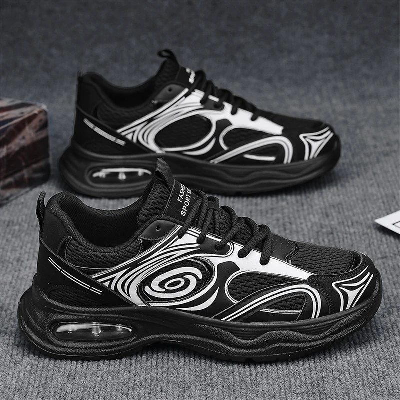 Men's Running Shoes Thick Soles Comfortable Professional Basketball Shoes Comfortable Mesh Breathable Sports Shoes for Men
Men's Running Shoes Thick Soles Comfortable Professional Basketball Shoes Comfortable Mesh Breathable Sports Shoes for Men