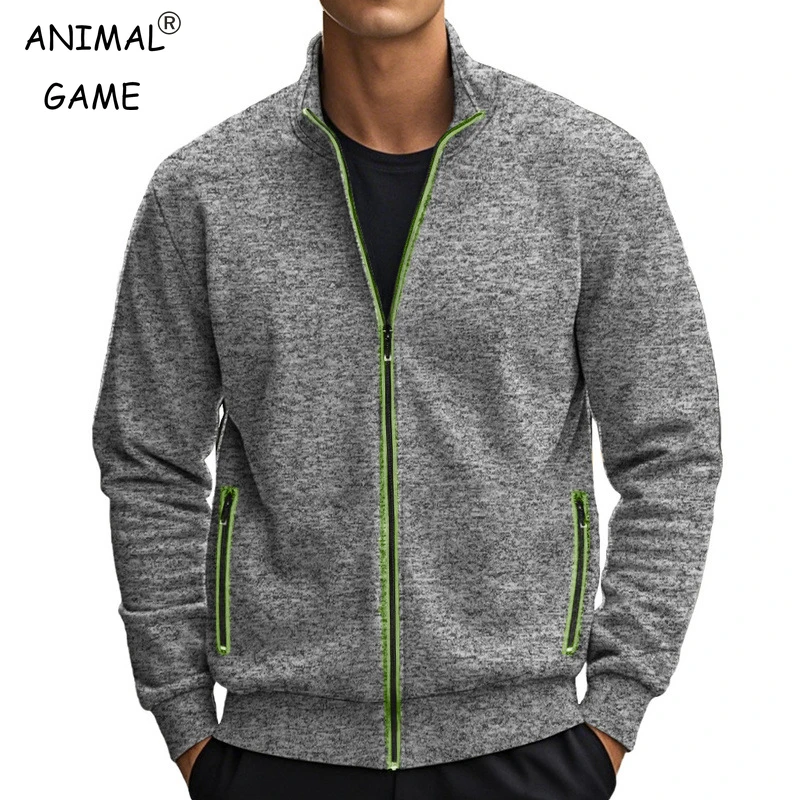 Mens Stand Collar Sweatshirt Contrast Color Zipper Outwear Basic Daily Jacket Streetwear lightweight outdoor Solid coats
Mens Stand Collar Sweatshirt Contrast Color Zipper Outwear Basic Daily Jacket Streetwear lightweight outdoor Solid coats