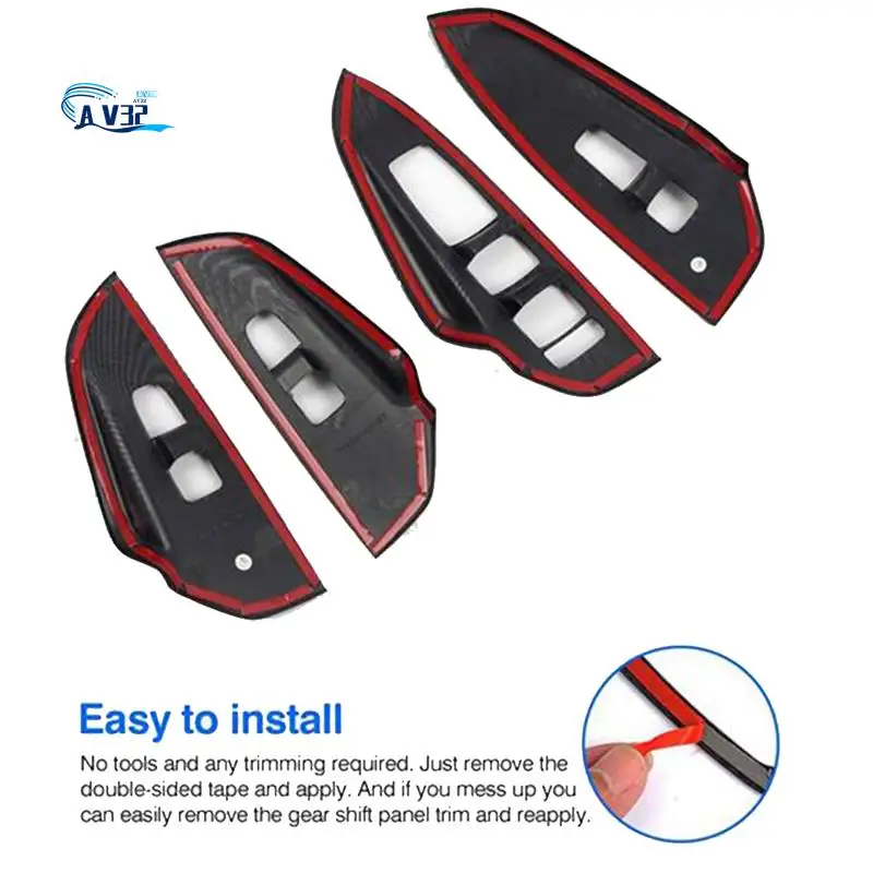 AV32-4Pcs/Set Car Door Armrest Cover Panel For Kia K5 Optima 2020-2024 Window Glass Lift Switch Button Trim Frame
AV32-4Pcs/Set Car Door Armrest Cover Panel For Kia K5 Optima 2020-2024 Window Glass Lift Switch Button Trim Frame