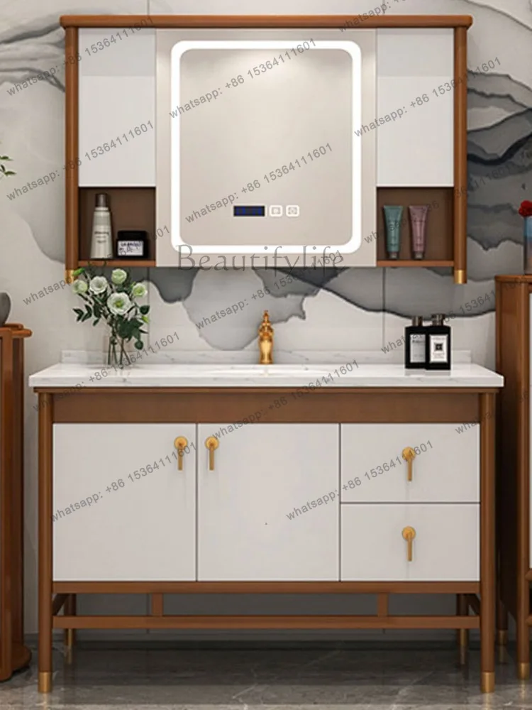 Bathroom New Chinese bathroom cabinet Toilet Solid wood floor-to-ceiling washbasin
Bathroom New Chinese bathroom cabinet Toilet Solid wood floor-to-ceiling washbasin