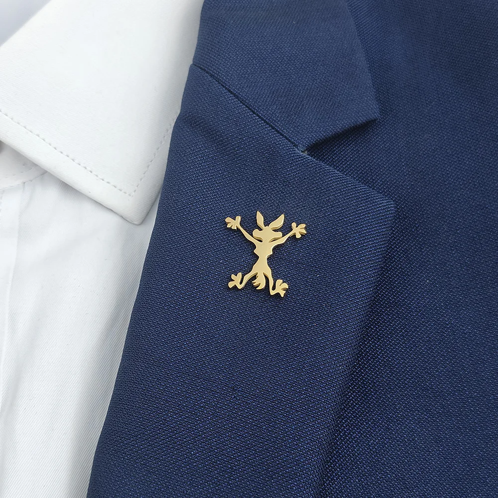 Watty original design cute little bunny stainless steel animal brooch, suit lapel pin men wedding badge business gift
Watty original design cute little bunny stainless steel animal brooch, suit lapel pin men wedding badge business gift