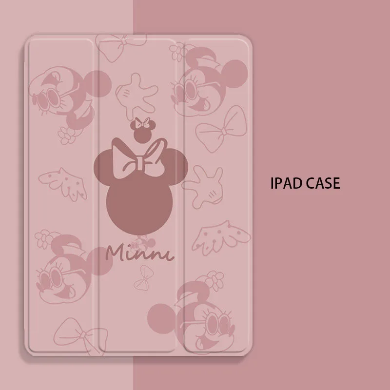 Disney Minnie Silicone IPad Case For iPad 7/8/9th Generation 5/6th 10.5 Mini 4 5 6 2020 Pro 11 Air 4/5 10.9 Anti-drop Soft Cover
Disney Minnie Silicone IPad Case For iPad 7/8/9th Generation 5/6th 10.5 Mini 4 5 6 2020 Pro 11 Air 4/5 10.9 Anti-drop Soft Cover