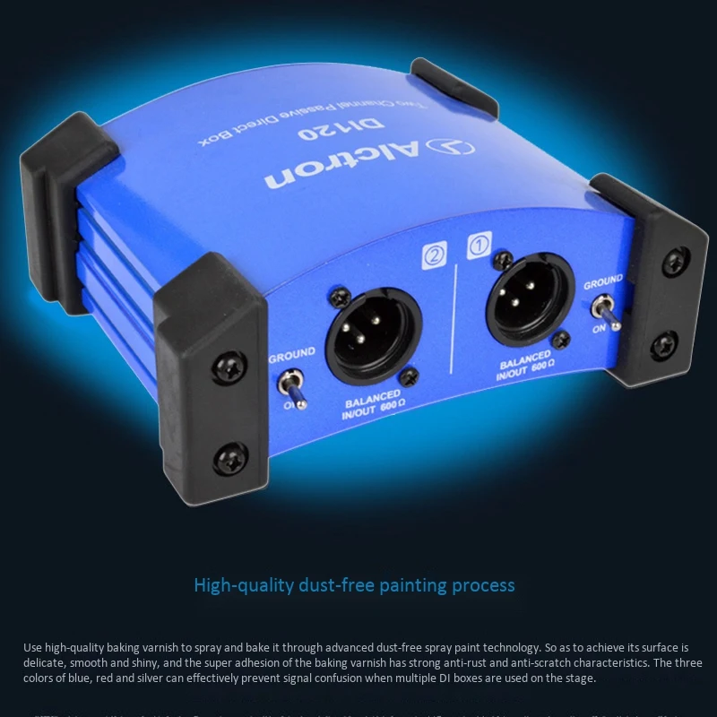 Alctron DI120 Two-Way Passive DI Box Impedance Converter DI BOX Stage Effect Device
Alctron DI120 Two-Way Passive DI Box Impedance Converter DI BOX Stage Effect Device
