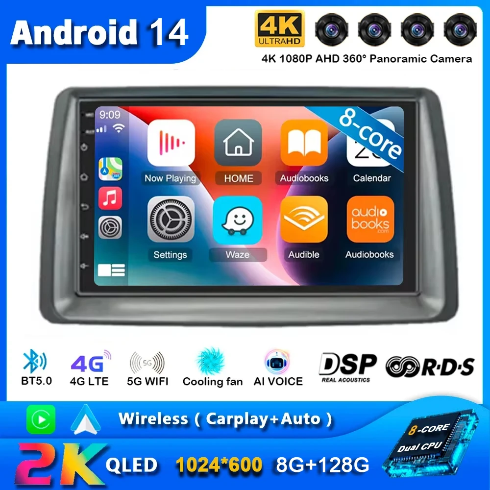 Android 14 Car Radio For FIAT Panda 2003 - 2012 2 Din Multimedia Player Head Unit Navigation Autoradio Carplay Auto Car Stereo
Android 14 Car Radio For FIAT Panda 2003 - 2012 2 Din Multimedia Player Head Unit Navigation Autoradio Carplay Auto Car Stereo