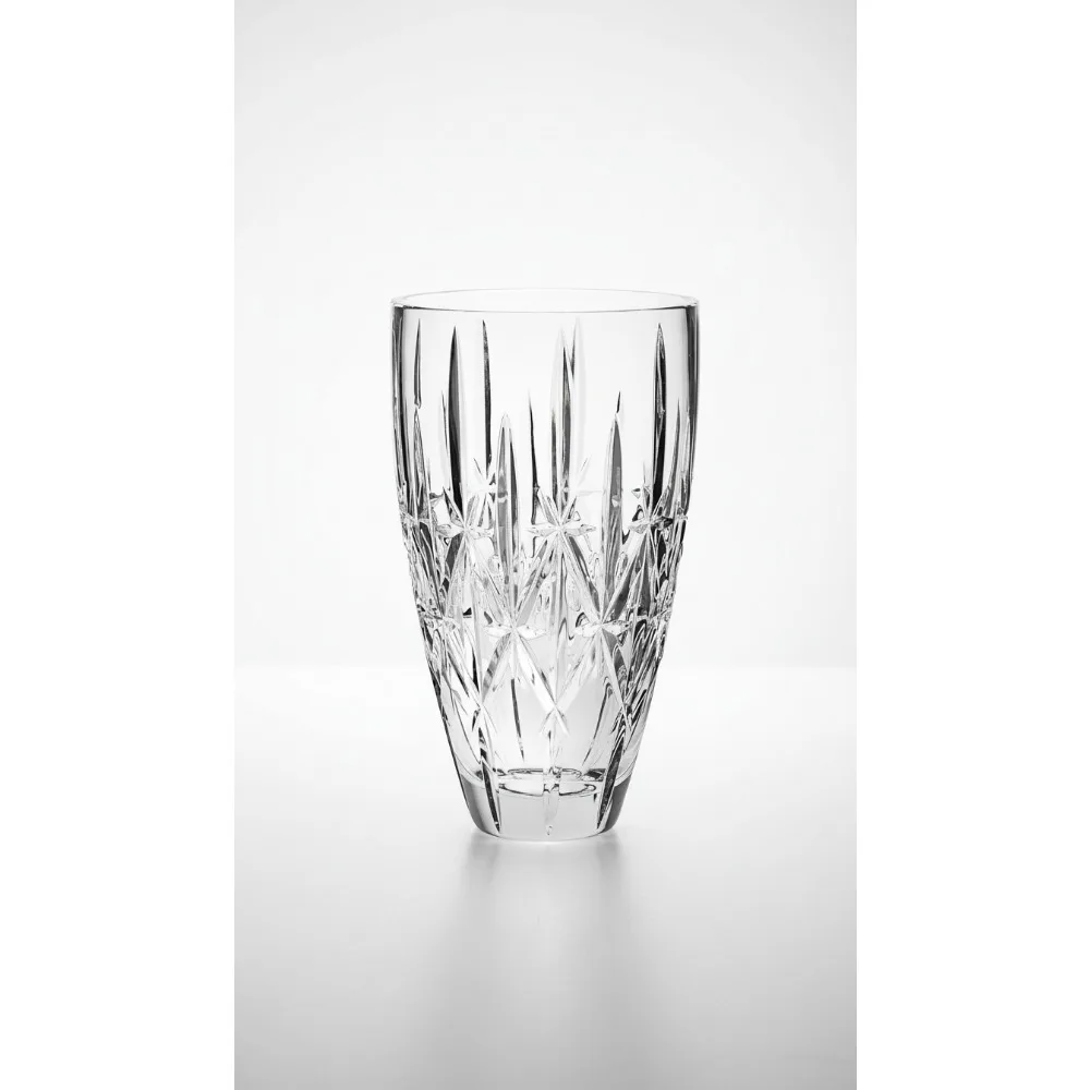 Elegant 9-Inch Sparkle Glass Vase for Flower Arrangements, Dishwasher Safe Crystal-Like Home Decor Centerpiece
Elegant 9-Inch Sparkle Glass Vase for Flower Arrangements, Dishwasher Safe Crystal-Like Home Decor Centerpiece