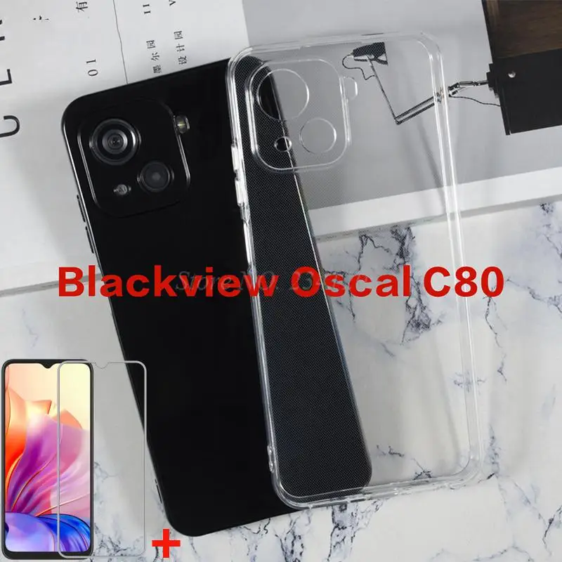 2in1 Tempered Glass Cover For Blackview Oscal C80 Case Silicone Clear Soft TPU Case on Etui Blackview Oscal C80 Screen Protector
2in1 Tempered Glass Cover For Blackview Oscal C80 Case Silicone Clear Soft TPU Case on Etui Blackview Oscal C80 Screen Protector
