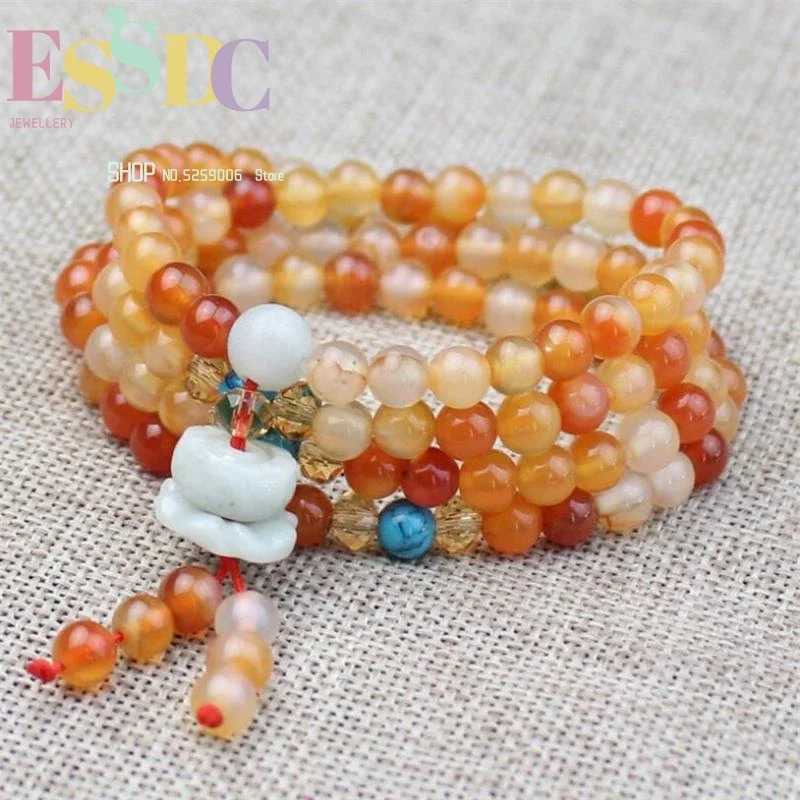 New Design Primary Color Agate 108 Beads Candy Stone Multilayer Ethnic Style Bracelet Handmade Jewelry Wholesale
New Design Primary Color Agate 108 Beads Candy Stone Multilayer Ethnic Style Bracelet Handmade Jewelry Wholesale