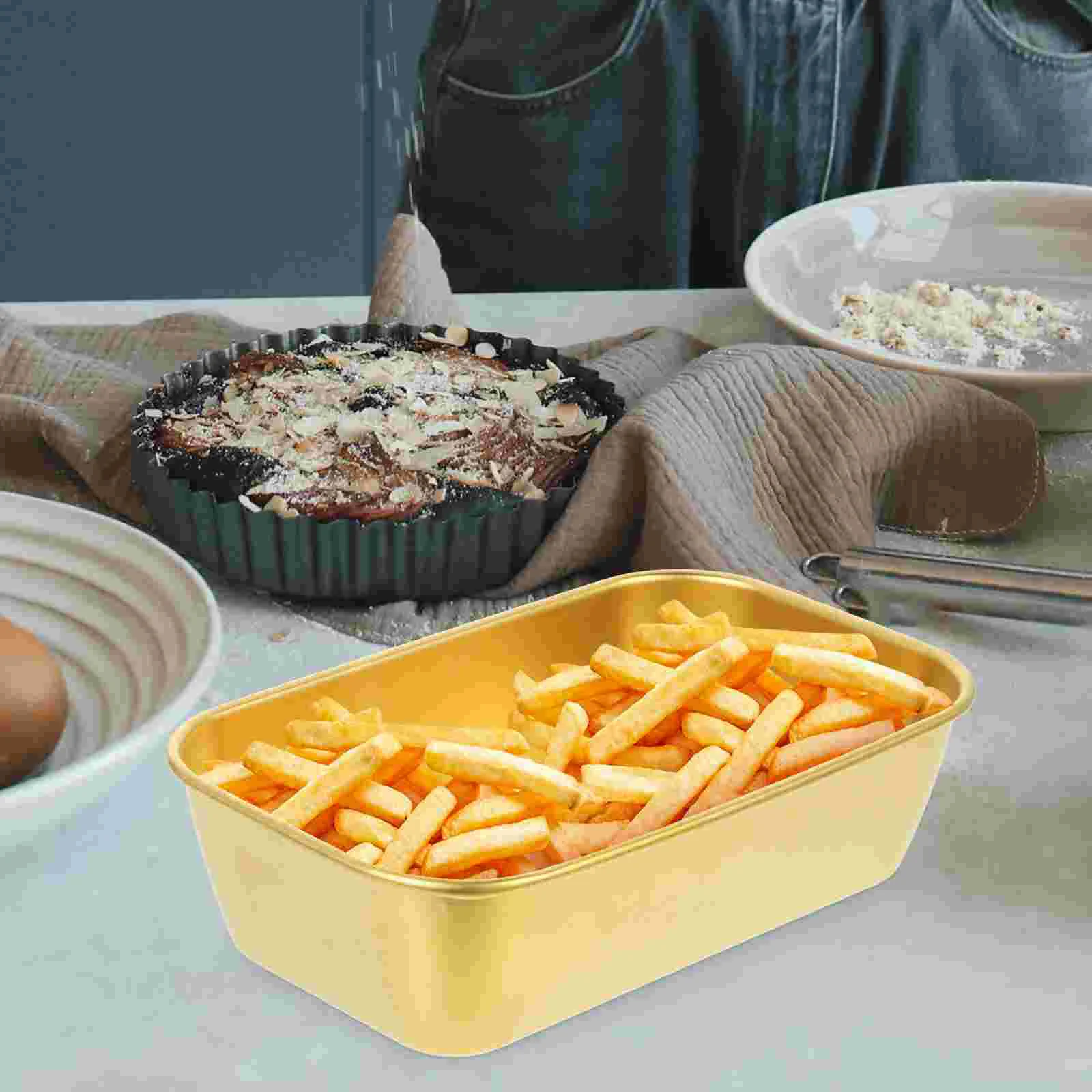 Rectangular Baking Dish Stainless Steel Food Bowl Metal Plate Fruit Snack Bread Tools Rose Gold Gadget for Fruit
Rectangular Baking Dish Stainless Steel Food Bowl Metal Plate Fruit Snack Bread Tools Rose Gold Gadget for Fruit