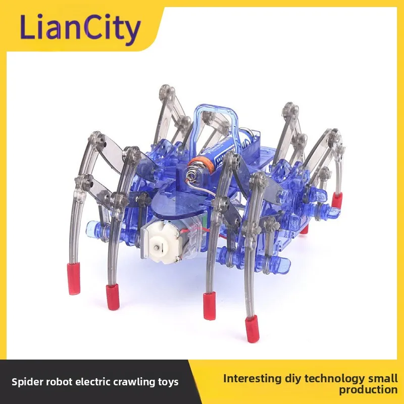 FunDiySmall Technology Production Spider Robot Jigsaw Puzzle Crawling Toy Assembly Box
FunDiySmall Technology Production Spider Robot Jigsaw Puzzle Crawling Toy Assembly Box