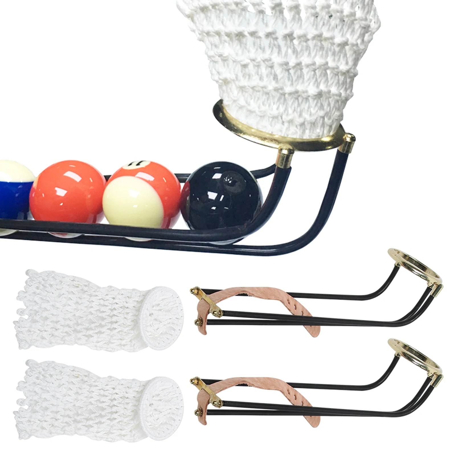 Billiards Slide Track, 6 Pcs Billiards Table Pocket Rail Slide Track with Net Bags Snooker Billiard Table Accessories
Billiards Slide Track, 6 Pcs Billiards Table Pocket Rail Slide Track with Net Bags Snooker Billiard Table Accessories