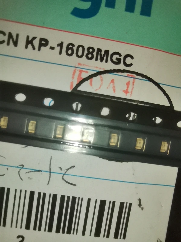 50 шт./KP-1608MGC 0603 (1608) желто-зеленый свет, супер яркий светодиодный индикатор
50 шт./KP-1608MGC 0603 (1608) желто-зеленый свет, супер яркий светодиодный индикатор