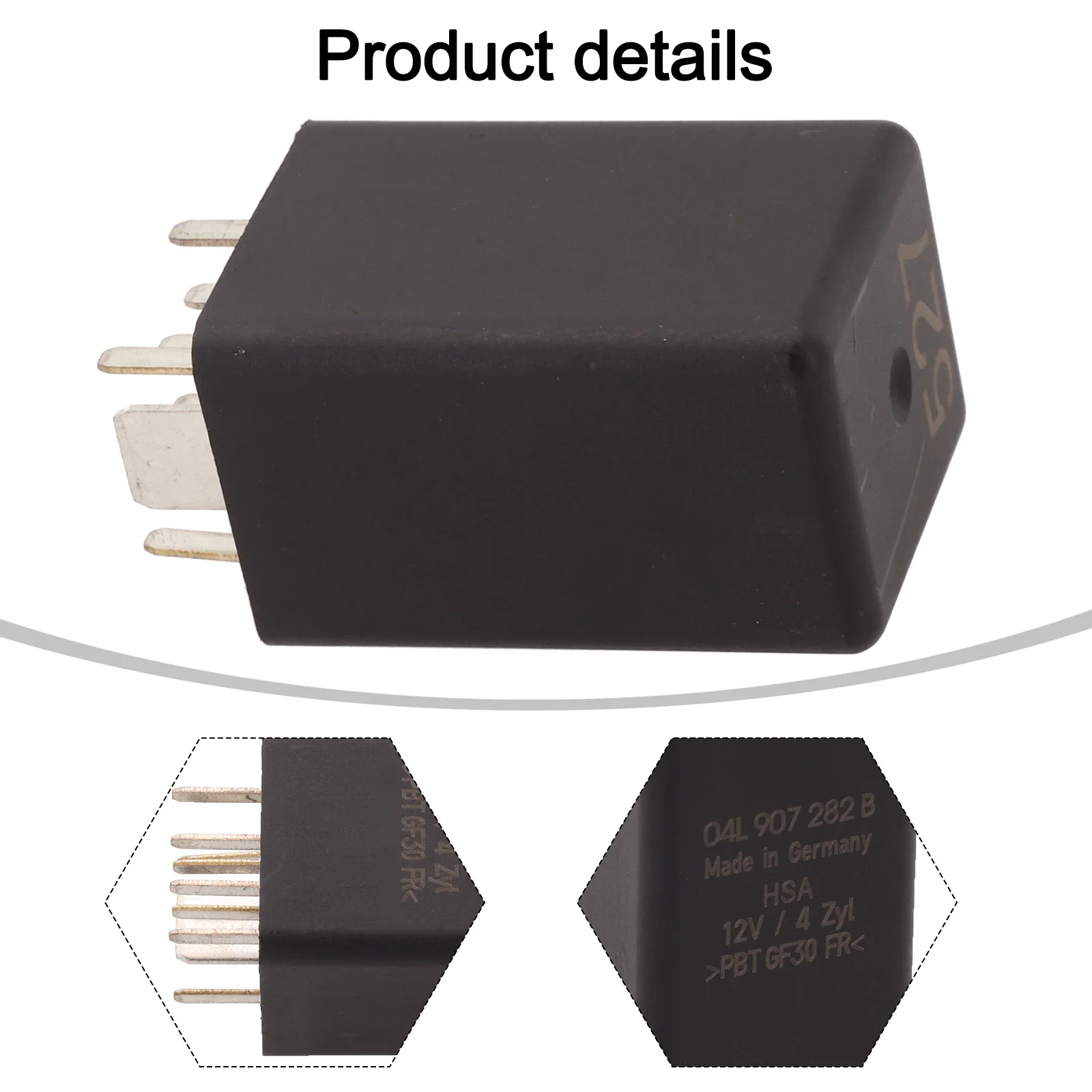 Seat Heater Relay 04L907282B Relay Quick To Install Replacement Installation Wear-resistant Anti-corrosion Car Maintenance
Seat Heater Relay 04L907282B Relay Quick To Install Replacement Installation Wear-resistant Anti-corrosion Car Maintenance