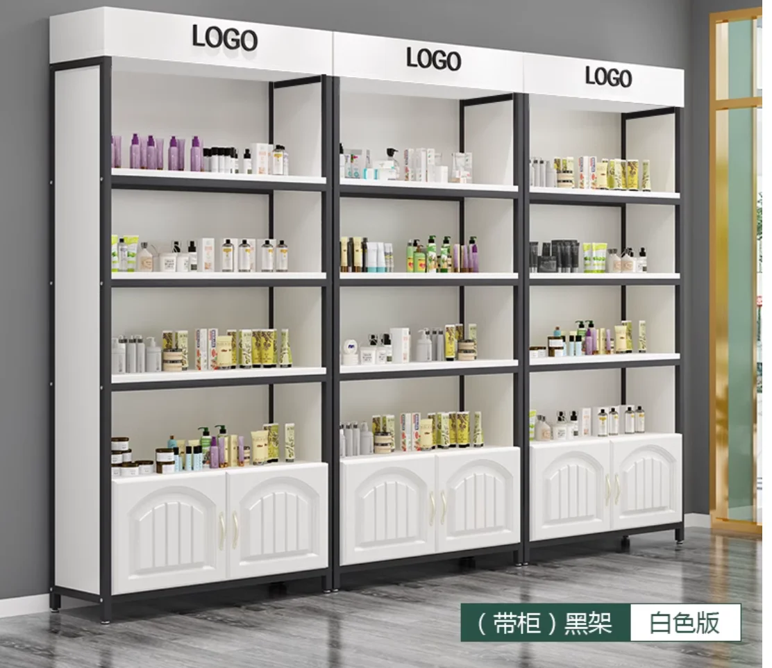 Cosmetics display cabinet Beauty salon shelf display shelf Product display cabinet storage rack
Cosmetics display cabinet Beauty salon shelf display shelf Product display cabinet storage rack