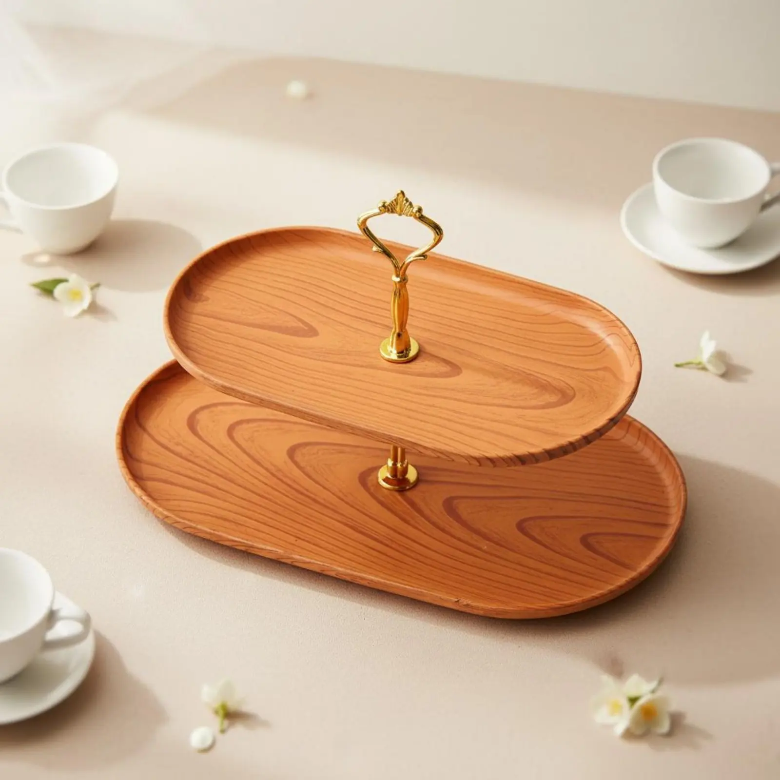 Afternoon Tea Stand Versatile 3 Tier Serving Stand Pastry Holder Display Detachable Tiered Tray Food Grade Material for Party
Afternoon Tea Stand Versatile 3 Tier Serving Stand Pastry Holder Display Detachable Tiered Tray Food Grade Material for Party