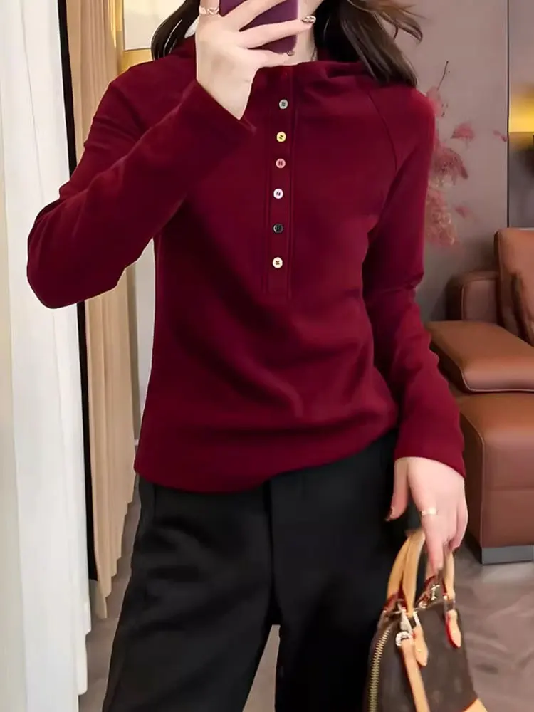 Свитшот Ele Long Sve Velvet irt Повседневная верхняя одежда на пуговицах Poem Art Lin Женская мода большого размера
Свитшот Ele Long Sve Velvet irt Повседневная верхняя одежда на пуговицах Poem Art Lin Женская мода большого размера