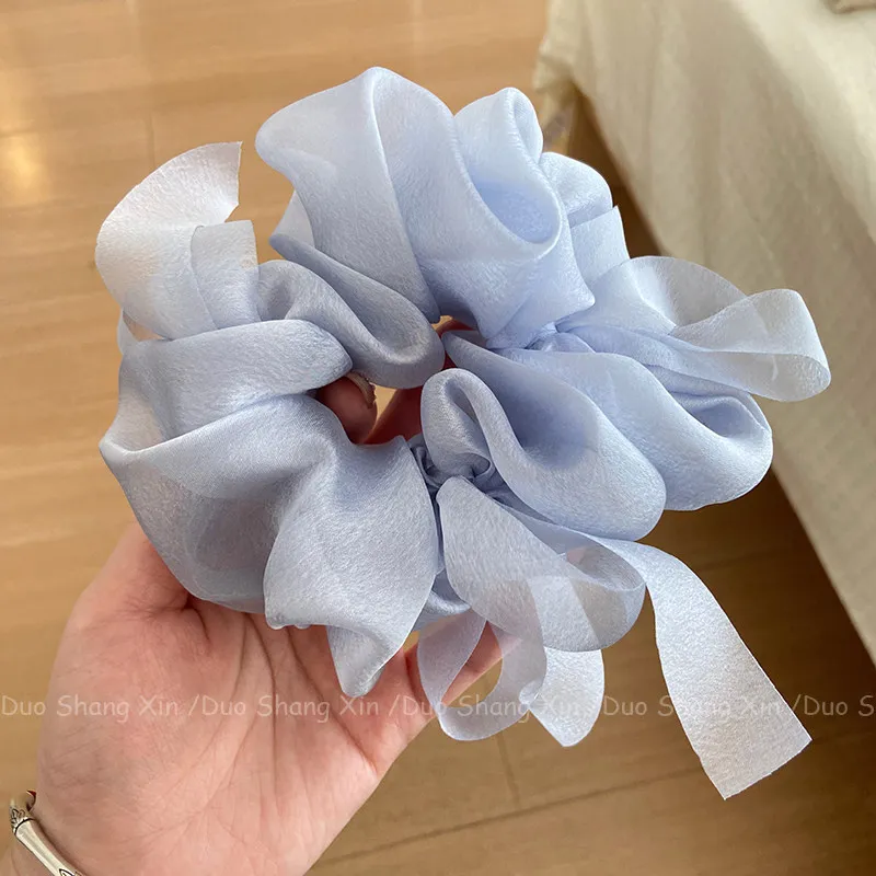 High Quality Chiffon Scrunchie Large Puffy Bow Hair Ring for Women High Bun Daily Fairy Soft Comfortable Hair Styling Tools
High Quality Chiffon Scrunchie Large Puffy Bow Hair Ring for Women High Bun Daily Fairy Soft Comfortable Hair Styling Tools