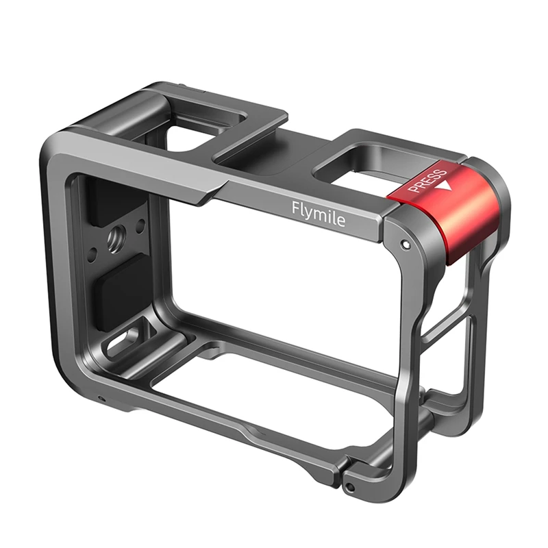 B49B-Flymile Full Frame Camera Cage Protective Housing For DJI Osmo Action 4 Action 3 For Tripod
B49B-Flymile Full Frame Camera Cage Protective Housing For DJI Osmo Action 4 Action 3 For Tripod
