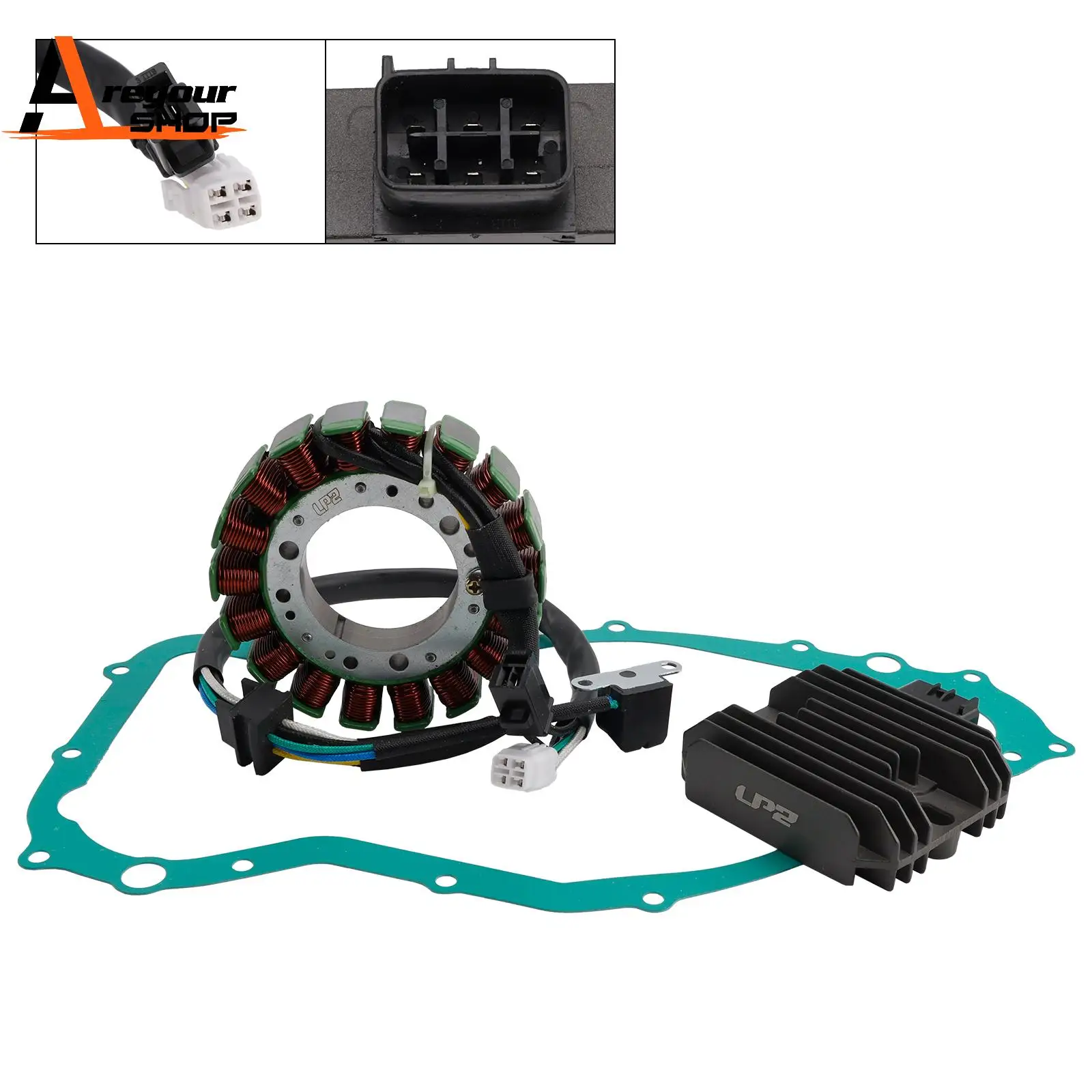 Areyourshop Stator Regulator Rectifier & Gasket for Suzuki LT-A 500 F Vinson 4x4 2002 2003 2004 2005 2006 2007
Areyourshop Stator Regulator Rectifier & Gasket for Suzuki LT-A 500 F Vinson 4x4 2002 2003 2004 2005 2006 2007