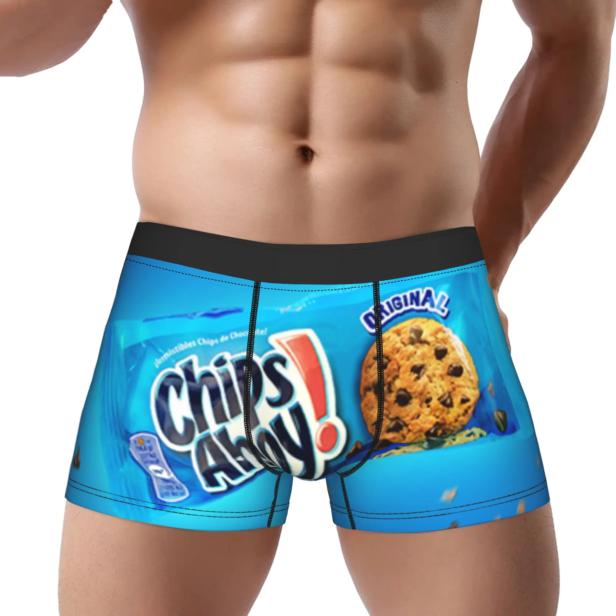 Синие (1) трусы-боксеры Chips Ahoy для мужчин, дышащие шорты, мужское нижнее белье
Синие (1) трусы-боксеры Chips Ahoy для мужчин, дышащие шорты, мужское нижнее белье