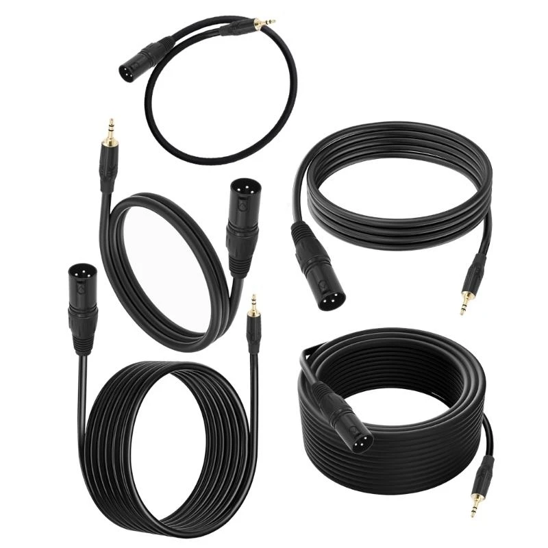3.5mm to 3Pin Male Microphones Cable for Seamlessly Connection of Phones, Laptops, and Tablets to Auditory Systems D2RC
3.5mm to 3Pin Male Microphones Cable for Seamlessly Connection of Phones, Laptops, and Tablets to Auditory Systems D2RC
