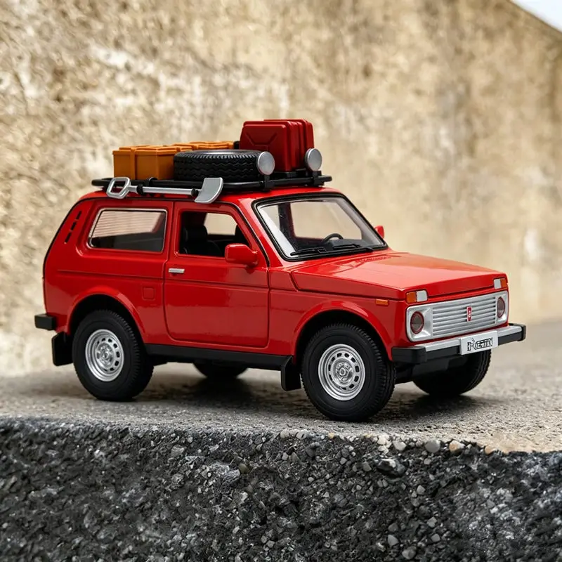 Off-road Version 1/24 LADA NIVA SUV Alloy Car Model Diecast Metal Modified Off-road Vehicles Car Model Sound Light Kids Toy Gift
Off-road Version 1/24 LADA NIVA SUV Alloy Car Model Diecast Metal Modified Off-road Vehicles Car Model Sound Light Kids Toy Gift