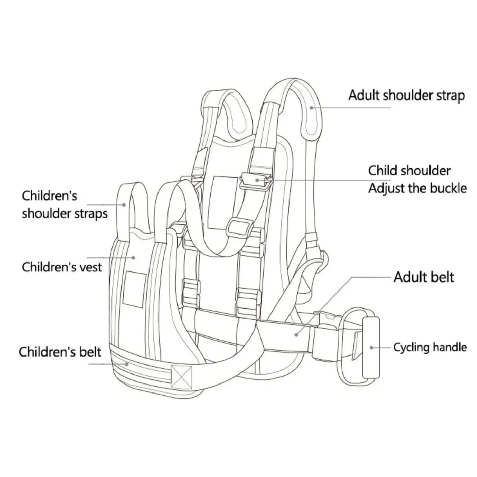 New Children's Motorcycle Safety Belt Adjustable Anti-fall Child Safety Seat with Reflective Safety Belt Motorcycle Accessories
New Children's Motorcycle Safety Belt Adjustable Anti-fall Child Safety Seat with Reflective Safety Belt Motorcycle Accessories