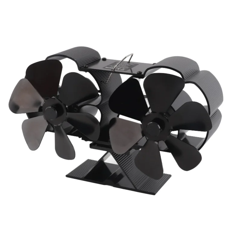 Fireplace Fan Quiet Operating 180-220CFM 1400rpm Aluminum Alloy 6 Blade Heat Powered Wood Stove Fan
Fireplace Fan Quiet Operating 180-220CFM 1400rpm Aluminum Alloy 6 Blade Heat Powered Wood Stove Fan