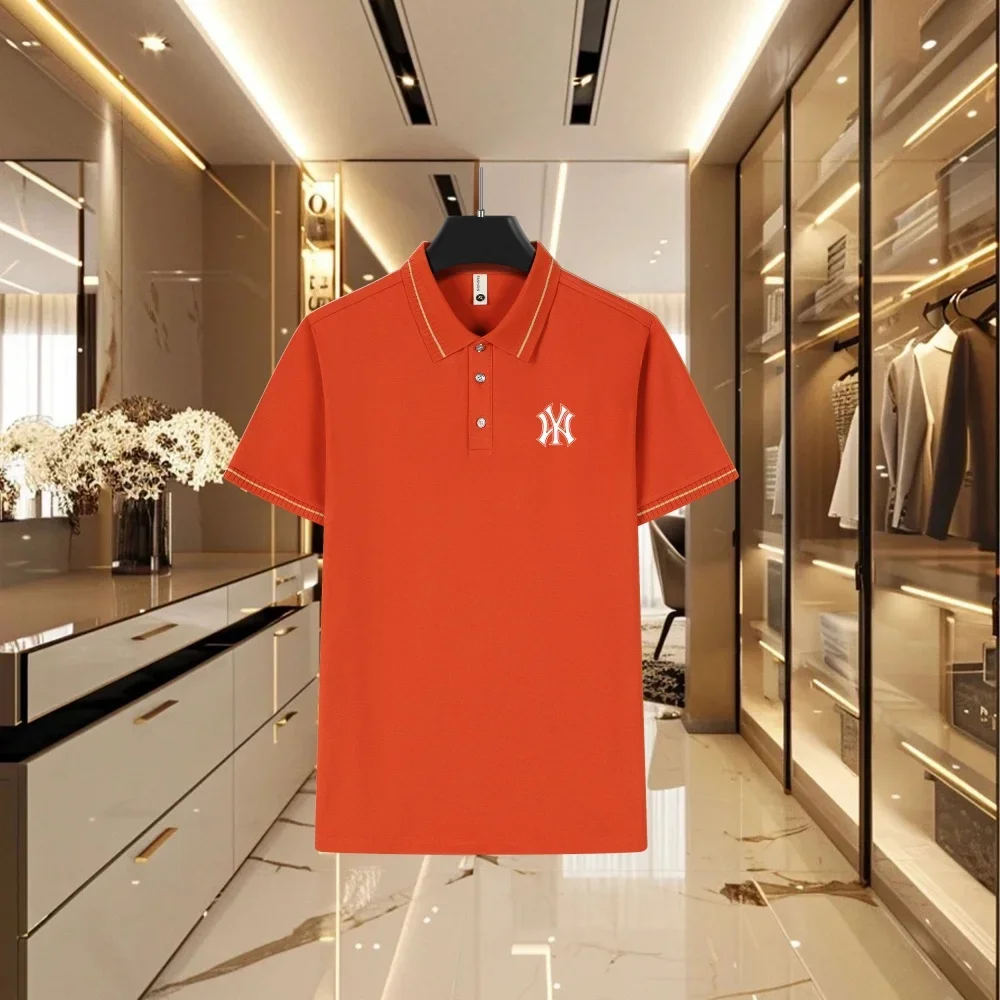 Golf Men's Sports Korean Casual Trend Slim Fit Short Sleeved Solid Color T-shirt POLO Shirt
Golf Men's Sports Korean Casual Trend Slim Fit Short Sleeved Solid Color T-shirt POLO Shirt