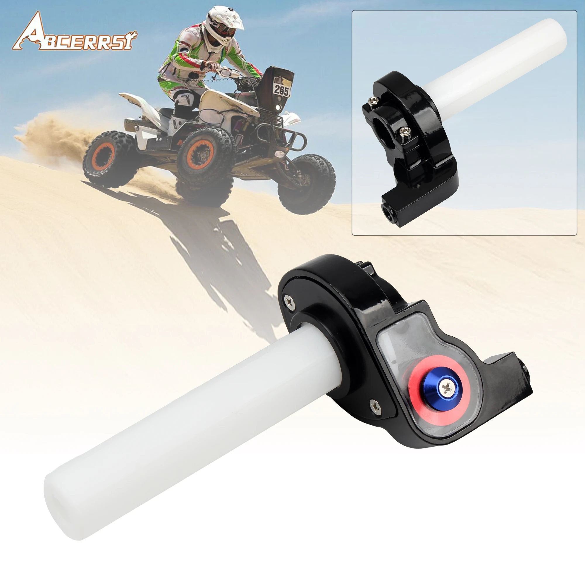 ATV 22MM 7/8" UTV Universal Handlebar Accelerator Throttle Grip Easy Control Accessories Dirt Pit Bike Enduro
ATV 22MM 7/8" UTV Universal Handlebar Accelerator Throttle Grip Easy Control Accessories Dirt Pit Bike Enduro