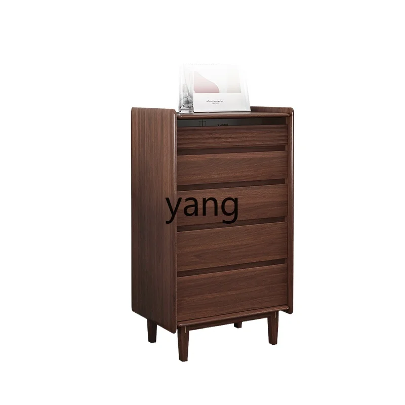 LTT black walnut chest of drawers solid wood living room home storage cabinet bedroom bedside drawer cabinet
LTT black walnut chest of drawers solid wood living room home storage cabinet bedroom bedside drawer cabinet