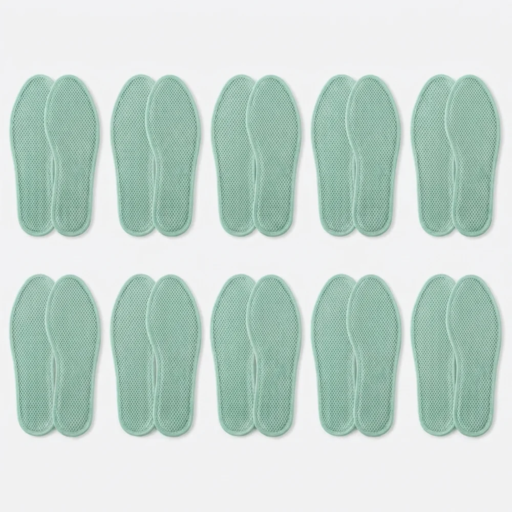 10 Pairs Elastic Mesh Bamboo Charcoal Insoles Cotton Material Washable Anti-Odor Insoles Breathable Cushioned
10 Pairs Elastic Mesh Bamboo Charcoal Insoles Cotton Material Washable Anti-Odor Insoles Breathable Cushioned