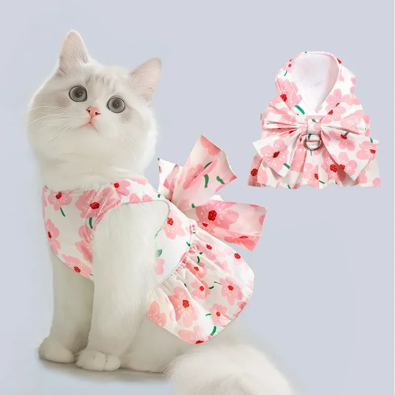 Cat Clothes Summer Skirt with Leash German Blue Cat Puppet Hairless Kitten Cat Cute Belly Coat Vest
Cat Clothes Summer Skirt with Leash German Blue Cat Puppet Hairless Kitten Cat Cute Belly Coat Vest