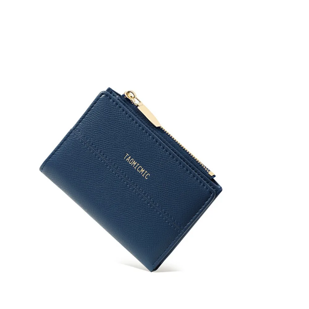Elegant Women Short Wallet Large Capacity Pu Leather Business Card Holder Zipper Closure Simple Bank/ID/Credit Card Bag Shopping 
Elegant Women Short Wallet Large Capacity Pu Leather Business Card Holder Zipper Closure Simple Bank/ID/Credit Card Bag Shopping