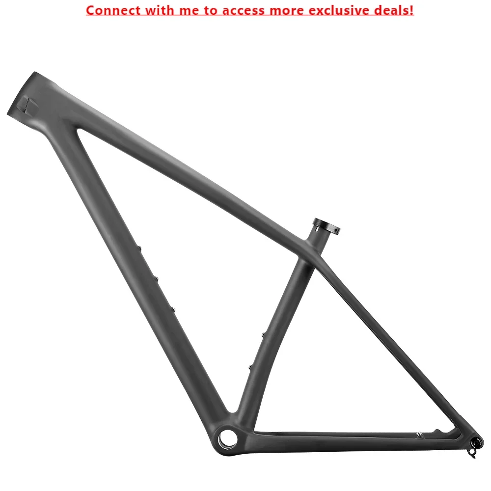 T1100 Carbon MTB Frame 29ER BSA Ultralight Mountain Bike Frame Thru Axle Boost 12*148MM XC Hardtail Carbon Mountain Bike Frame 
T1100 Carbon MTB Frame 29ER BSA Ultralight Mountain Bike Frame Thru Axle Boost 12*148MM XC Hardtail Carbon Mountain Bike Frame