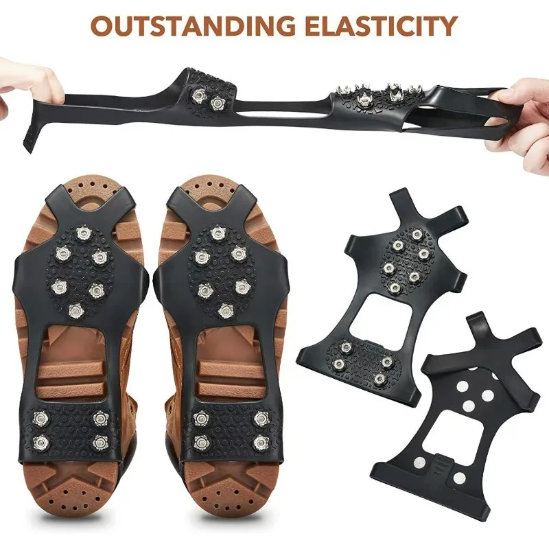 10 Studs Non-slip Crampons Outdoor Winter Shoes Spikes Ice Crampons for Walking Shoes Spikes Shoes Ice FHBZ02
10 Studs Non-slip Crampons Outdoor Winter Shoes Spikes Ice Crampons for Walking Shoes Spikes Shoes Ice FHBZ02