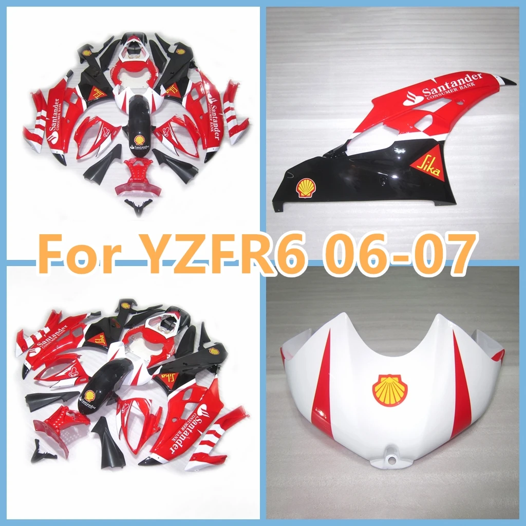 Motorcycle Fairing Kit Suitable for Yamaha R6 2006-2007 YZF600 yzfr6 06 07 Fairing Red white
Motorcycle Fairing Kit Suitable for Yamaha R6 2006-2007 YZF600 yzfr6 06 07 Fairing Red white