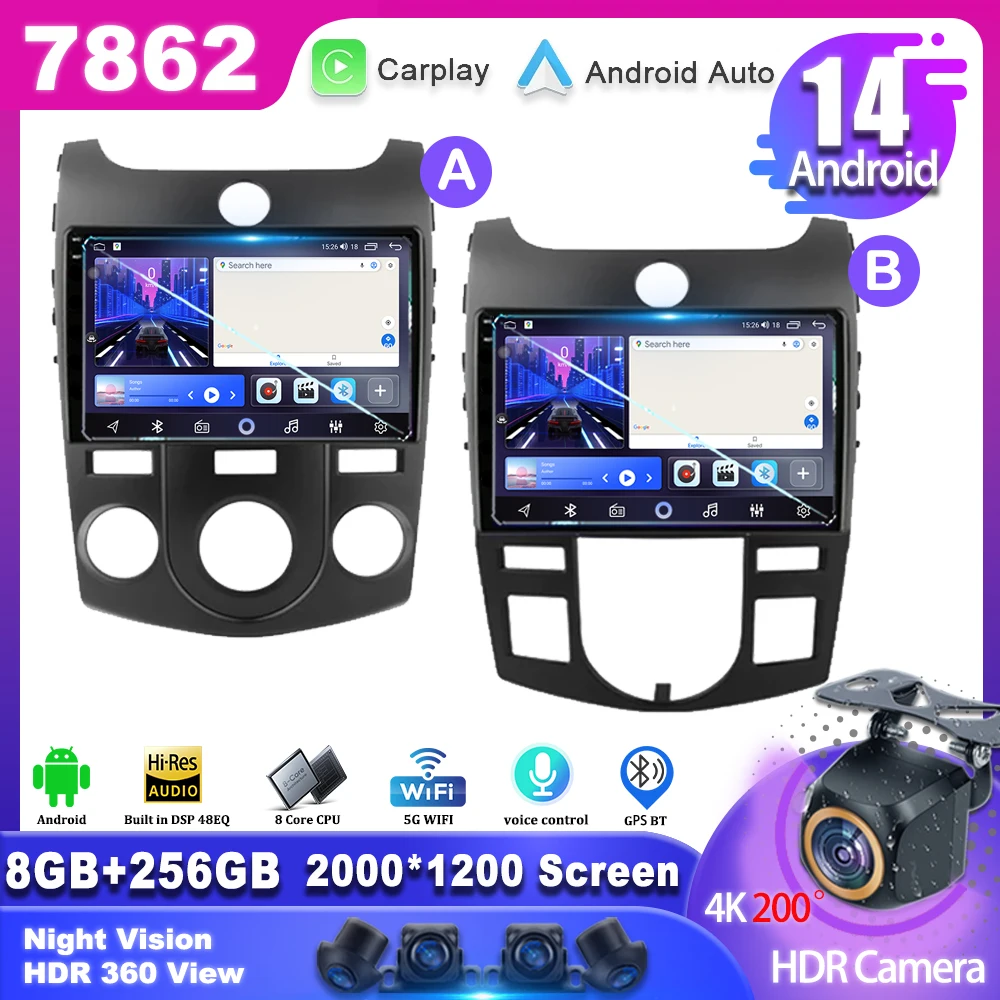 Android 14 для Kia Cerato 2 TD 2008-2013 Автомобильное радио Мультимедийный видеоплеер GPS 2Din Carplay Стерео DVD 4G Carplay 8-ядерный Wi-Fi
Android 14 для Kia Cerato 2 TD 2008-2013 Автомобильное радио Мультимедийный видеоплеер GPS 2Din Carplay Стерео DVD 4G Carplay 8-ядерный Wi-Fi