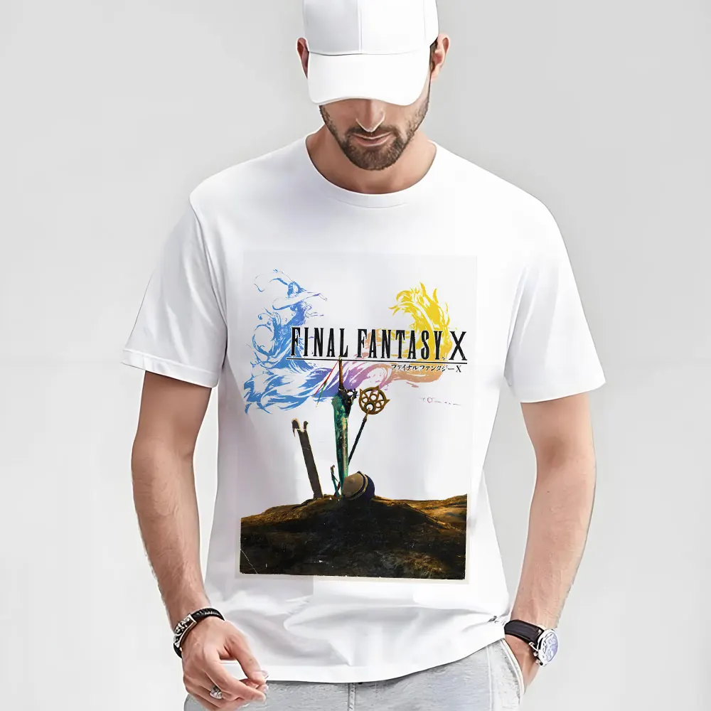 Final Fantasy X Game Cover Gift t shirt for gamer 100% cotton tee Men's Short Sleeve Graphic Clothes All size tops S-6XL
Final Fantasy X Game Cover Gift t shirt for gamer 100% cotton tee Men's Short Sleeve Graphic Clothes All size tops S-6XL