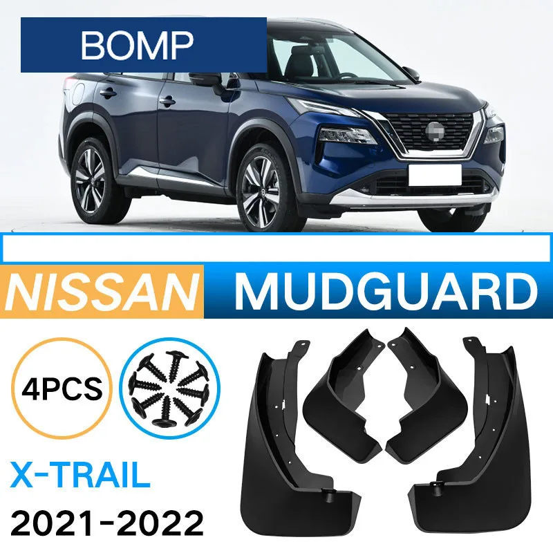 Fit For Nissan 2021-2022 X-Trail 4pcs Car Fender Mudguard Mud Flaps Guard Splash Flap Car Accessories
Fit For Nissan 2021-2022 X-Trail 4pcs Car Fender Mudguard Mud Flaps Guard Splash Flap Car Accessories