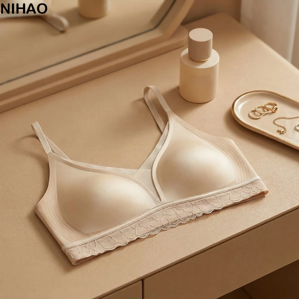 Soft Adjustable Lace Satin Wireless V Bra Leopard Print Shockproof Brassiere for Women Traceless Lingerie Seamless Bras Daily
Soft Adjustable Lace Satin Wireless V Bra Leopard Print Shockproof Brassiere for Women Traceless Lingerie Seamless Bras Daily