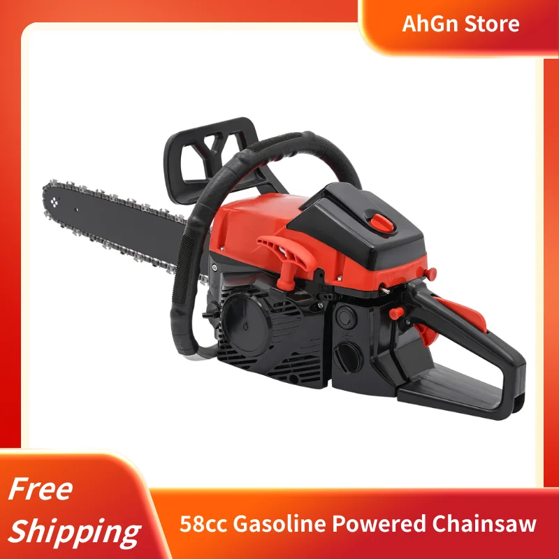 Gas Chainsaw 58cc 18In Gasoline Powered Chainsaw 2.2KW High Power Garden Chainsaw with Case for Wood Logging Pruning Forest Farm
Gas Chainsaw 58cc 18In Gasoline Powered Chainsaw 2.2KW High Power Garden Chainsaw with Case for Wood Logging Pruning Forest Farm